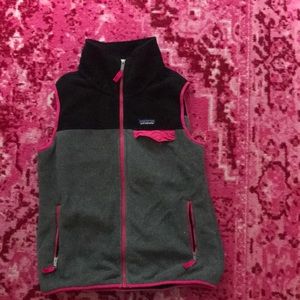 Retro colorblock Patagonia synchilla vest